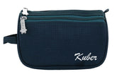 Kuber Industries Toiletry Travel Bags Shaving Kit/Pouch/Bag for Men and Women with 2 Main Compartment (Set of 2,Blue)-KUBMART11930